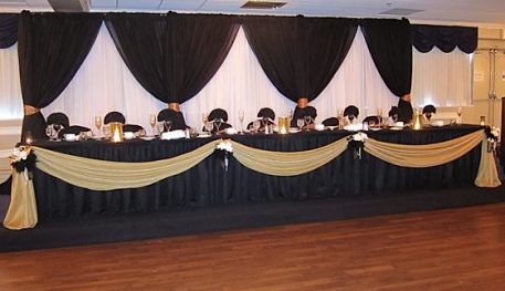 Pleated Polyester Table skirts - Image 5