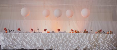 Gathered Lamour Satin Table skirts - Image 6